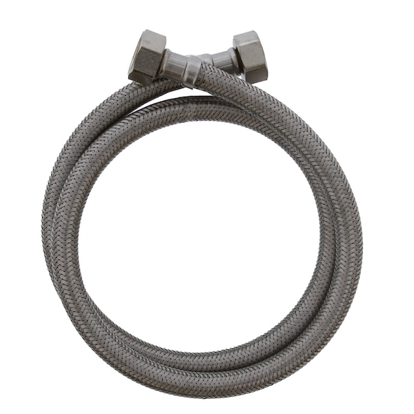 Jones Stephens 1/2in. FIP x 1/2in. FIP x 36in Braided Stainless Steel Faucet Connector S04215 - main